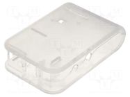 Enclosure: for computer; Raspberry Pi; ABS; semi-transparent HAMMOND