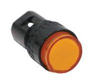 PANEL MOUNT INDICATOR, LED, 16MM, AMBER, 24V