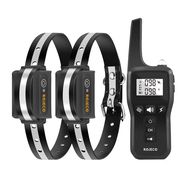 Rojeco PD529 1000m Dog Training Collar with 2 Collars (black), Rojeco