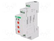 Timer; 0,1÷10min; DPDT; 250VAC/4A; Usup: 12÷264VAC; 12÷264VDC; PCU F&F