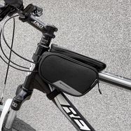 Wozinsky frame bike bag + detachable phone cover up to 6.5 "1.5l black (WBB7BK), Wozinsky