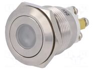 Switch: vandal resistant; Pos: 2; SPST-NO; 0.5A/220VAC; 2A/36VDC ONPOW