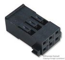 WIRE-BOARD CONNECTOR RECEPTACLE, 6 POSITION, 2.54MM