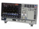 Oscilloscope: mixed signal; Ch: 2; 70MHz; 1Gsps; 10Mpts; LCD TFT 8" GW INSTEK