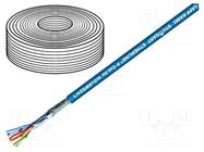 Wire: data transmission; ETHERLINE® Cat.5e; 4x2x26AWG; turquoise LAPP
