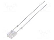 LED; red/blue; rectangular; 2x3x4mm; bipolar,bicolour; 500÷750mcd OPTOSUPPLY