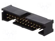 Connector: IDC; socket; male; PIN: 26; straight; THT; 2.54mm; 2x13 TE Connectivity