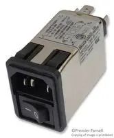 FILTERED IEC MODULE, C14, 10A, QC