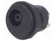 Socket; DC supply; female; 6.5/4.3/1.4mm; 6.5mm; 4.3mm; soldering SCHURTER