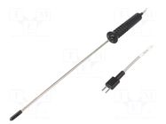 Probe: K-type temperature; -50÷230°C; Probe l: 240mm; Len: 1m; <15s TESTO