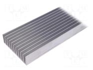 Heatsink: extruded; grilled; L: 500mm; W: 124mm; H: 35mm; aluminium STONECOLD