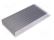 Heatsink: extruded; grilled; L: 500mm; W: 124mm; H: 35mm; aluminium STONECOLD