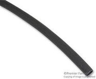 HEAT SHRINK TUBING, 9.525MM ID, PO, BLACK, 25FT