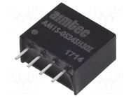 Converter: DC/DC; 1W; Uin: 4.5÷5.5VDC; Uout: 24VDC; Iout: 50mA; SIP4 AIMTEC