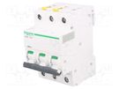 Circuit breaker; 400VAC; Inom: 2A; Poles: 3; for DIN rail mounting SCHNEIDER ELECTRIC