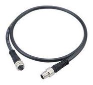CABLE ASSY, 4P M8 PLUG-RCPT, 23.6"