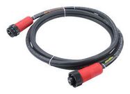 CABLE ASSY, 3P PLUG-RCPT, 6.6FT