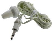 Earphone, Plug Size: 3.5 mm, Cord Length: 6 feet, Features: Use with transistor radios or scanners 50B5163