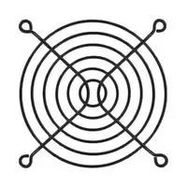 WIRE FORM FAN GUARD, 92MM, STEEL