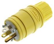 CONNECTOR, POWER ENTRY, PLUG, 15A