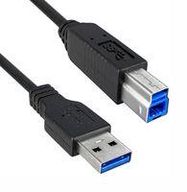 USB CABLE, 3.0 TYPE A-B PLUG, 2M