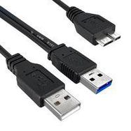 USB CABLE, 3.0 TYPE A-MICRO B PLUG, 3M