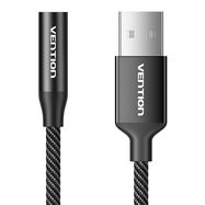Single-port USB external sound card Vention Gome 0.25m (black), Vention