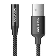 Single-port USB external sound card Vention Gome 1m (black), Vention
