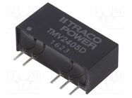 Converter: DC/DC; 1W; Uin: 21.6÷26.4V; Uout: 5VDC; Uout2: -5VDC; SIP7 TRACO POWER