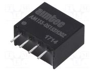 Converter: DC/DC; 1W; Uin: 4.5÷5.5V; Uout: 15VDC; Iout: 67mA; SIP4 AIMTEC