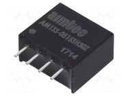 Converter: DC/DC; 1W; Uin: 4.5÷5.5VDC; Uout: 15VDC; Iout: 67mA; SIP4 AIMTEC