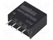 Converter: DC/DC; 1W; Uin: 2.97÷3.63V; Uout: 7.2VDC; Iout: 139mA AIMTEC