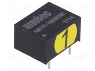 Converter: DC/DC; 1W; Uin: 10.8÷13.2V; Uout: 5VDC; Iout: 200mA; DIP8 AIMTEC