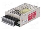 Power supply: switched-mode; for building in,modular; 15W; 12VDC TRACO POWER