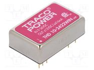 Converter: DC/DC; 10W; Uin: 9÷36V; Uout: 12VDC; Uout2: -12VDC; DIP24 TRACO POWER