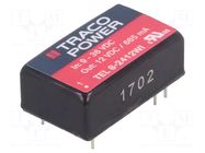 Converter: DC/DC; 8W; Uin: 9÷36VDC; Uout: 12VDC; Iout: 665mA; DIP16 TRACO POWER