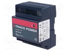 Power supply: switched-mode; for DIN rail; 75W; 24VDC; 3.1A; OUT: 1 TRACO POWER