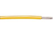 HOOK UP WIRE, 100FT, 22AWG COPPER YELLOW