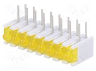 LED; in housing; No.of diodes: 8; yellow; 20mA; 38°; 2.1V; 25mcd SIGNAL-CONSTRUCT