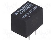 Converter: DC/DC; 3W; Uin: 9÷36V; Uout: 12VDC; Iout: 250mA; DIP; TDN3 TRACO POWER