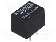 Converter: DC/DC; 3W; Uin: 4.5÷18V; Uout: 24VDC; Iout: 125mA; DIP TRACO POWER