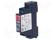 Power supply: switched-mode; for DIN rail; 6W; 5VDC; 1.2A; OUT: 1 TRACO POWER