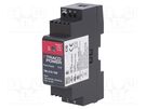Power supply: switched-mode; for DIN rail; 12W; 5VDC; 2.4A; OUT: 1 TRACO POWER