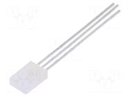 LED; green/red; rectangular; 5.46x2.41x8mm; bicolour; 2.1mcd; 65° BROADCOM (AVAGO)