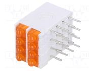 LED; in housing; 1.8mm; No.of diodes: 8; orange; 10mA; 70°; 2.05V SIGNAL-CONSTRUCT