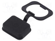 Accessories: protection cover; 4761; black; IP67,IP69K; -25÷120°C SCHURTER