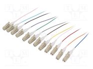 Optic fiber pigtail; OM2; LC/UPC; 2m; Optical fiber: 9/125um; LSZH 