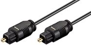 Toslink Cable 2.2 mm, 1.5 m, black - Toslink male > Toslink male, ø  mm