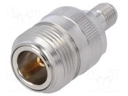 Adapter; N socket,SMA socket; Insulation: PTFE; 50Ω; 11GHz MOLEX