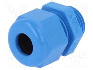 Cable gland; M16; 1.5; IP68; polyamide; blue; UL94V-0; HSK-K HUMMEL